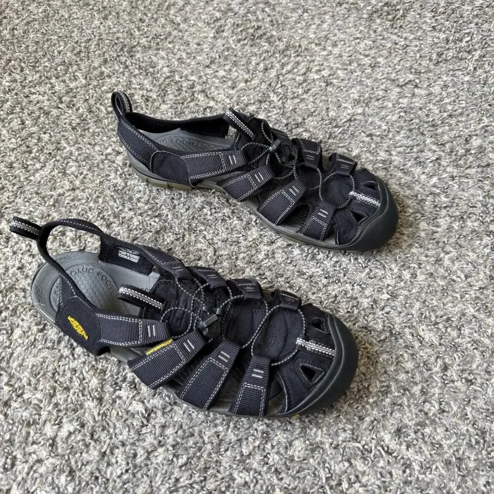 KEEN Clearwater CNX Outdoor Sandals Black Gargoyle 1008660 Mens Sz 13 Waterproof